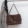 Bolso de cartero de ante esmerilado sensación de bandolera bajo el brazo moda casual gran capacidad bolso de hombro tote