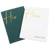 2 Pcs Wedding Vow Card Officiant Book for Ceremony Bride Groom Notebook Bridegroom