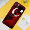 Turkey Flag Phone Case For iPhone 15 Pro 16 Pro 13 12 Mini 11 14 Pro Max XR 16 15 Plus 16e Cover Coque
