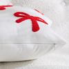 30x50/45x45cm Velvet Sofa Pillowcase Cojines Bowknot Cute Solid Color Pillow Cover Headboard Cushion Covers Decoration Home