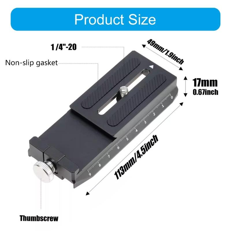 Lower Plate Board Camera Lower Quick Release Plate Panels for RS4pro Action Cameras Universal Fit for Men and Women