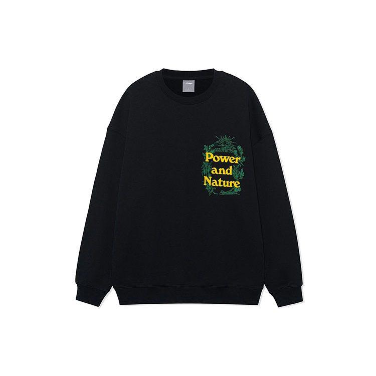 Li Ning Urban Outdoor Collection Sweatshirt Unisex Black AWDRF29-3