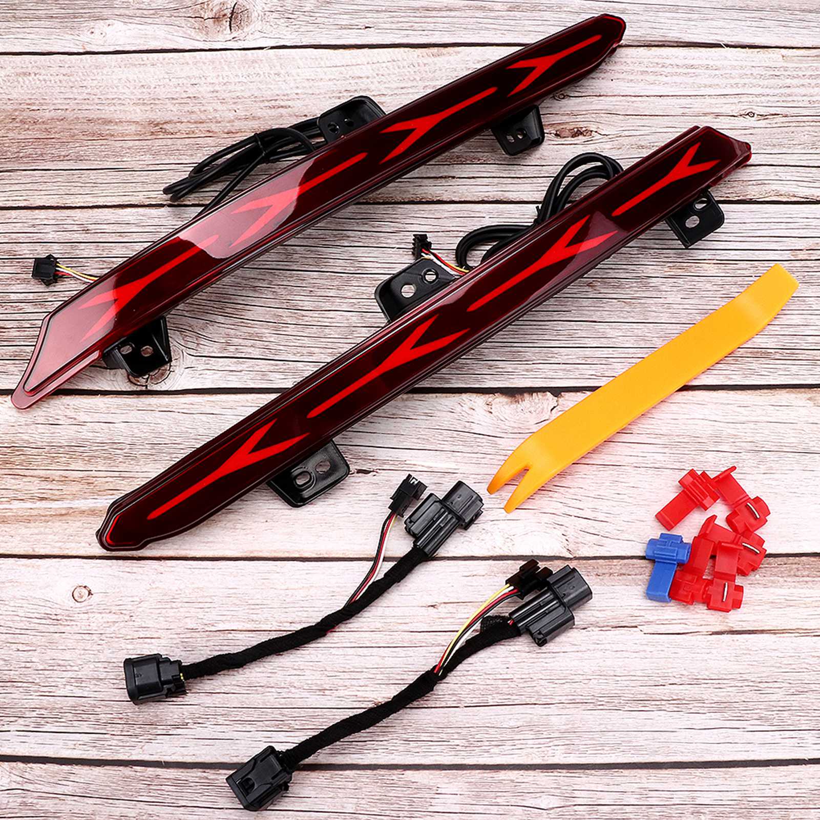 

Яркий светодиодный автомобильный бампер отражатель стоп-сигнала подходит для Honda Accord 20182020