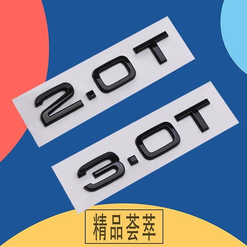 3D Premium 2.0 T 2.0T 3.0 T 3.0T 1.9T Litery na samochód Maska silnika Błotnik klapa bagażnika Tył Naklejka Emblemat Odznaka Naklejka