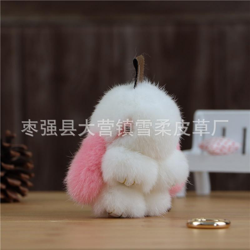 Mink Hair Bunny Mini Cute Fur Cute Rabbit Plush Jewelry Bag Keychain Pendant Mobile Phone Pendant
