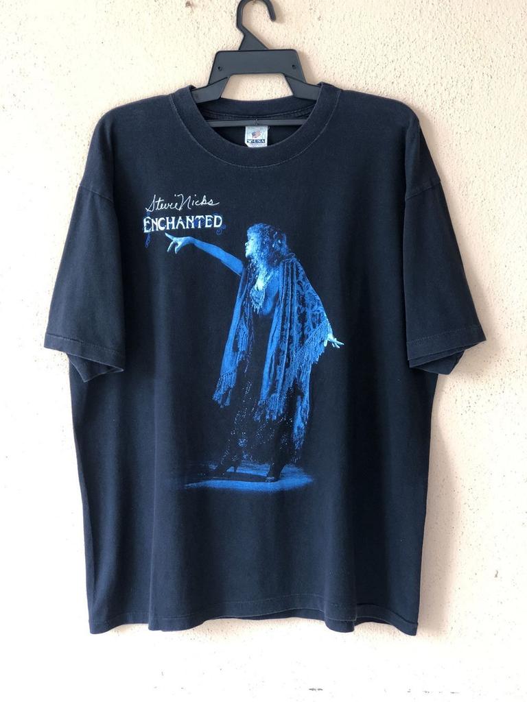 90s Stevie Nicks ENCHANTED 1998 Tee Vtg Black Shirt S-5XL QT1189