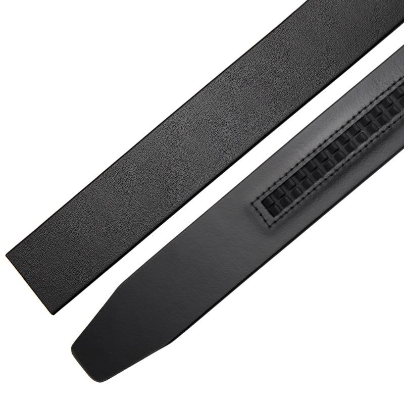 Business Stainless Steel Buckle Belt, Cowhide Belt, Automatic Buckle Belt