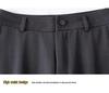 Spring 2025 Women's High-Waisted Grey Wide-Leg Trousers - Relaxed Fit, Loose Straight-Leg Casual Pants