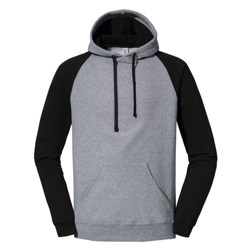 Jerzees Mens Colour Block Nublend Raglan Hoodie