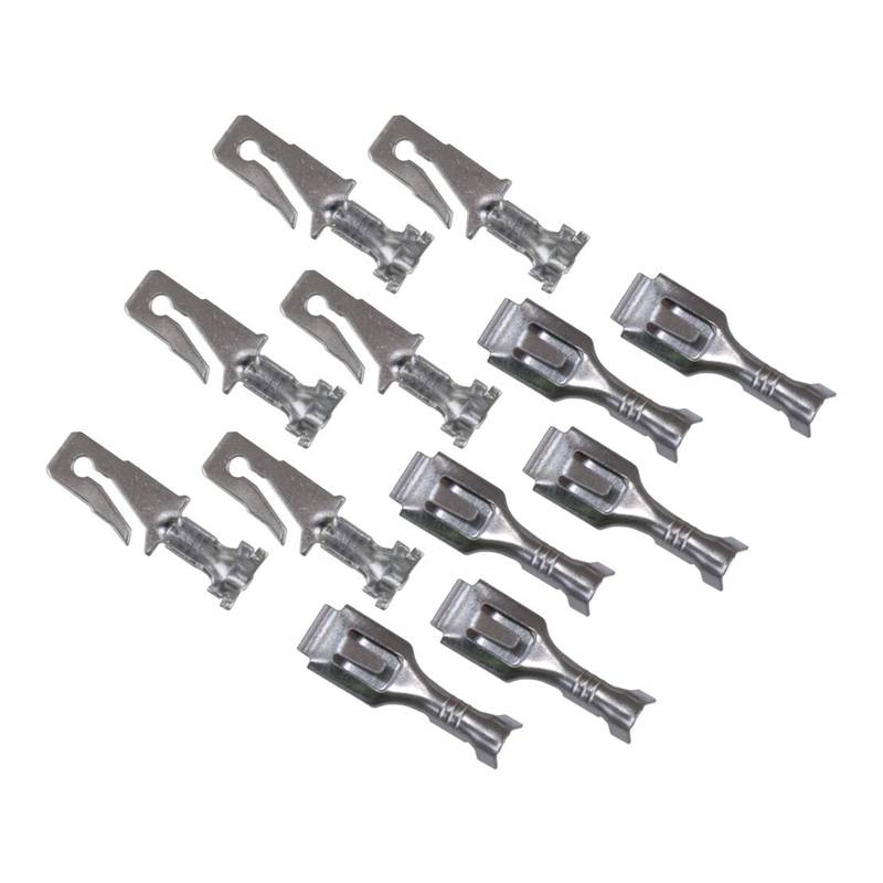 

24Sets Male & 24Sets Female 14-16 AWG Crimp Brass Wire Terminals Connectors Fit For All 1964-1974 Mopars Firewall Bulkhead