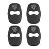 4Pcs Car Door Lock Cover Stainless Steel Protection Accessories For Peugeot 308 206 207 408 208 407 508 107 301 307 406 807 607