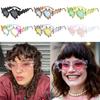 Funny UV400 Protection Y2K Punk Sunglasses Colorful Irregular Sun Glasses Cat Eye Sunglasses for Beach/Travel/Streetwear