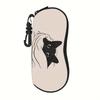 Celestial Galaxy Sunglasses Case, Soft Neoprene Glasses Bag With Carabiner, Portable Protective Eyeglass Pouch For Women Men