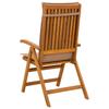 Garden Recliners 6 pcs Natural Solid Acacia Wood