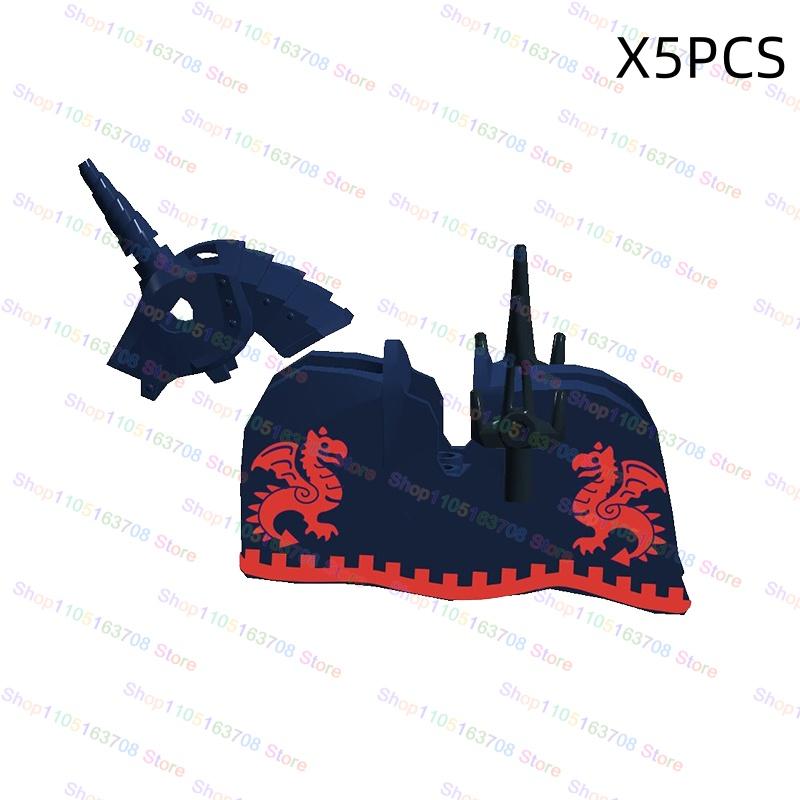 High-Quality Moc High-Quality Medeival High-Quality Knights High-Quality Figures High-Quality Horse High-Quality Saddle High-Quality Mount