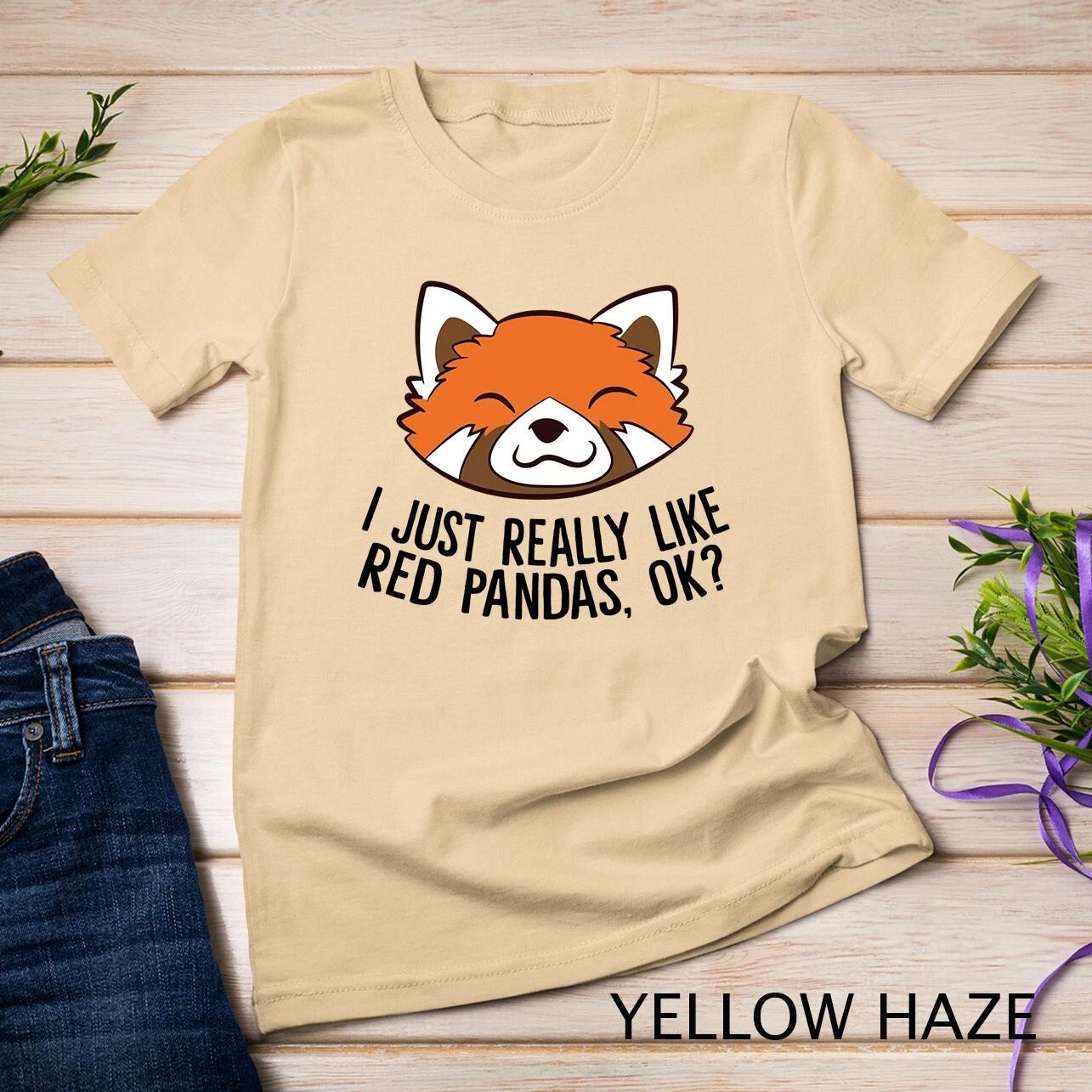 I Just Really Like Red Pandas, Cute Red Panda Unisex T-shirt S