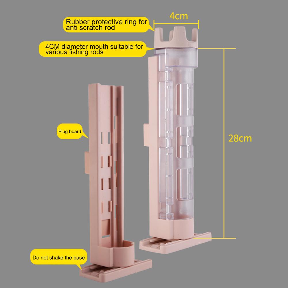Angelbox Halter Abnehmbare Angelbox Ruten Präsentationsständer Verstellbar Tragbar Schnappverschluss Design Outdoor Zubehör