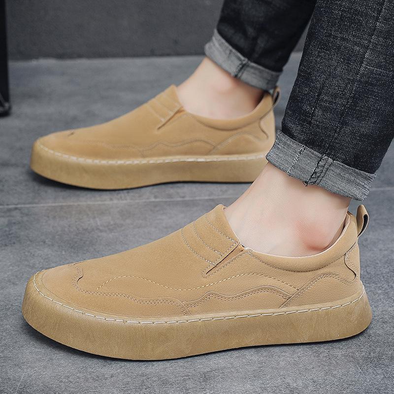 suede loafers Casual shoes for men s PU Casual Sneakers Fashion High Quality Shoes for Men Outdoor Sneakers Zapatillas Hombre