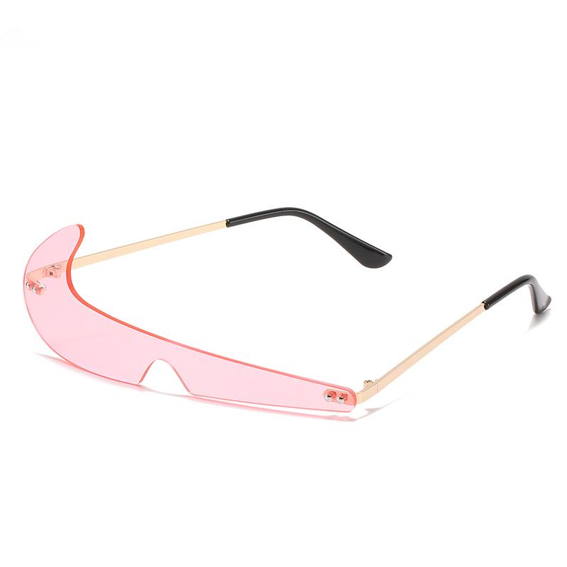 2021 Frameless Sports Style Sunglasses – Trendy European, American, and Influencer-Inspired Women’s Shades