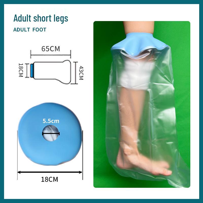 Copricast impermeabile per gamba e piede da 70 cm - Protezione per il bagno post-operatorio