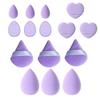 15/12/9pcs Makeup Sponge Puff Mini Finger Powder Puffs Cosmetic Foundation Sponges Triangular Powder Puffs Make Up Accessories