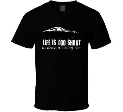 1968 Vauxhall Opel Gt 1900 Das Leben ist zu kurz Retro Vintage Auto Fan T-Shirt