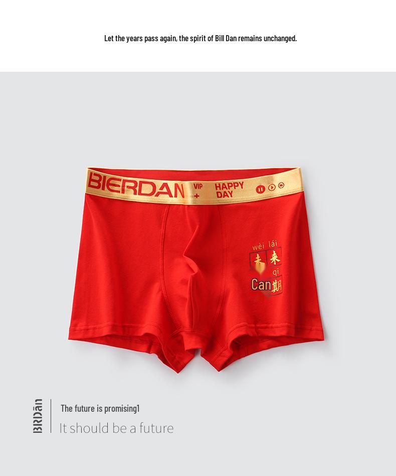 Red Teen Boxer Briefs for Boys