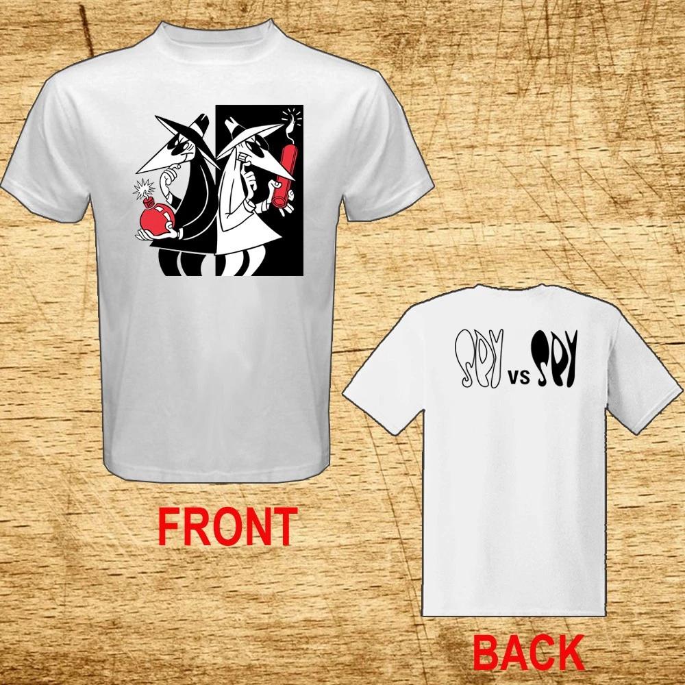 Spy vs Spy Men s White T-Shirt Tee Top Unisex 3XL