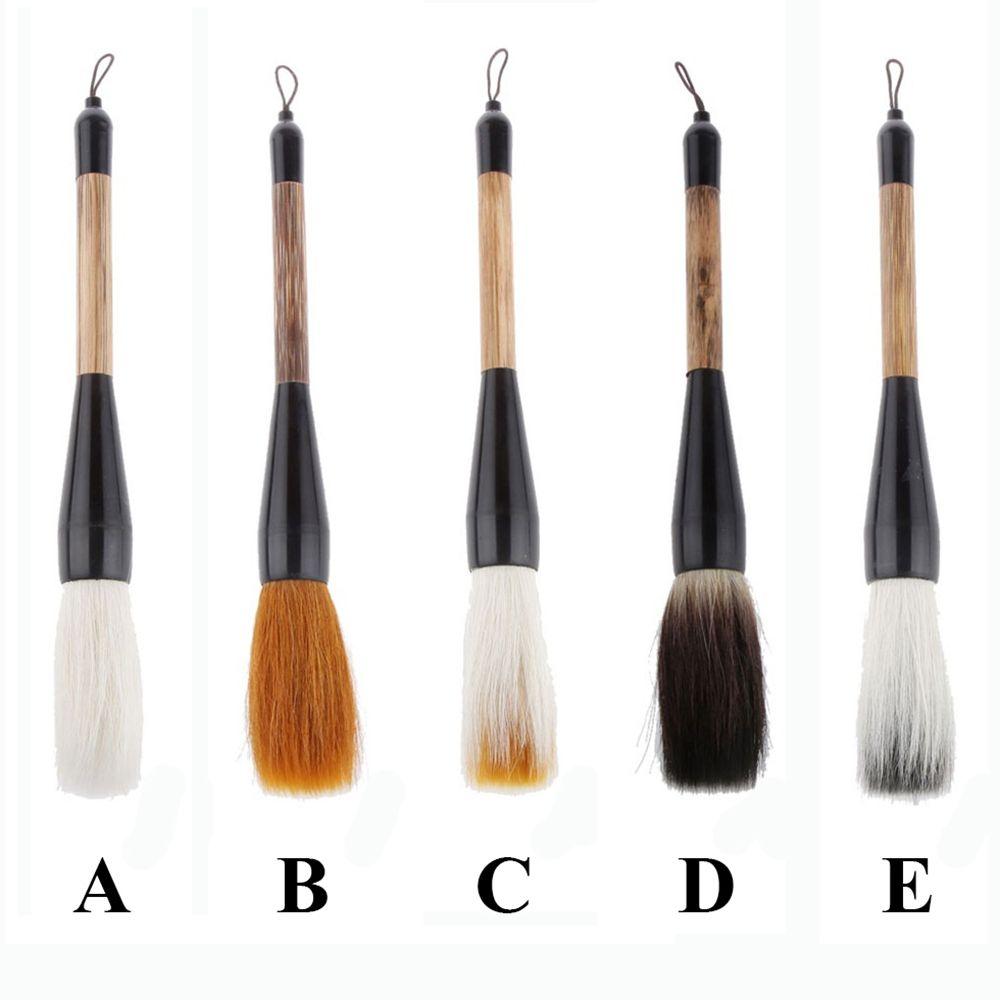 Bamboo Shaft Stationery Oil Painting Brush Pen Paint Brush Goat Hair Calligraphy Brush