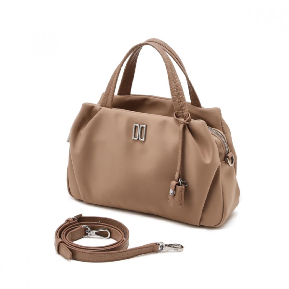 Daks Pink Crocodile Cowhide Nylon Tote S Dcba6f068p1