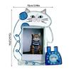 Klarer Acryl-Bilderrahmen Cartoon-Katzen Fotorahmen Foto-Display-Halter für Zuhause Büro Schreibtisch Dekorationen Sammlungen