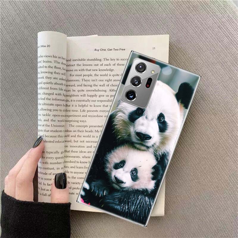 

Чехол для телефона Panda Baby, Семья Больших Панды, Для Samsung Galaxy S25 Edge S24 S23 FE S22 S26 Ultra S21 S20 S10 Plus, Мягкий Samsung S21 Plus