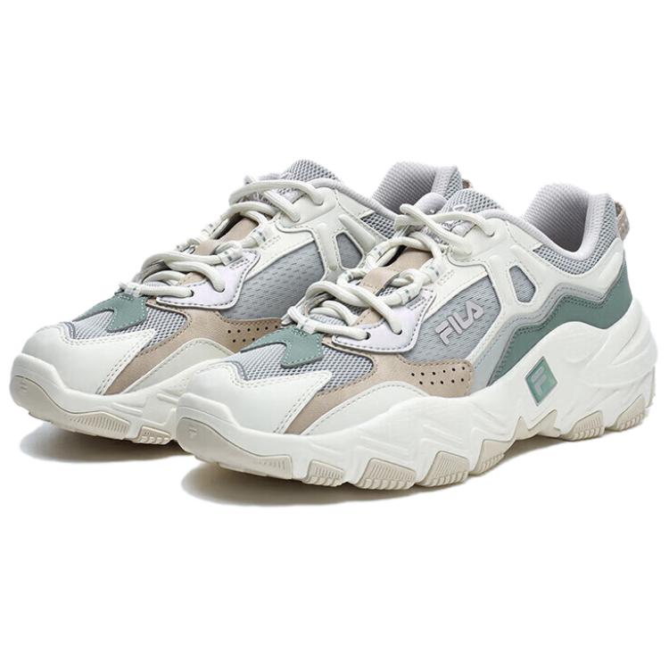 FILA Ravagement 2 Comfortable Versatile Low-Top Casual Shoes Women sneaker Gray White F52W422105FLS