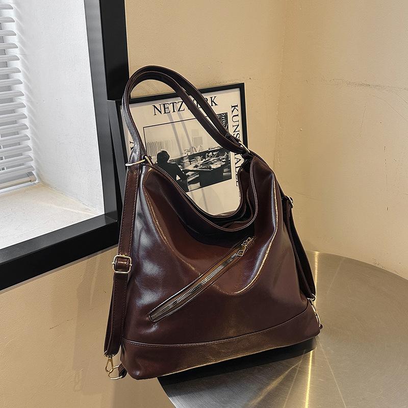 

Простая большая сумка-тоут, женская сумка через плечо, большая вместимость, 2024, новый рюкзак для отдыха и путешествий, многоцелевой рюкзак для поездок на работу и обратно