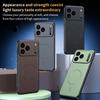 Simple Slim Plain Leather Strong Magnetic for Magsafe Magnetic Phone Case for iPhone 17 Air 16 15 14 Plus 13 Pro Max Shock Cover