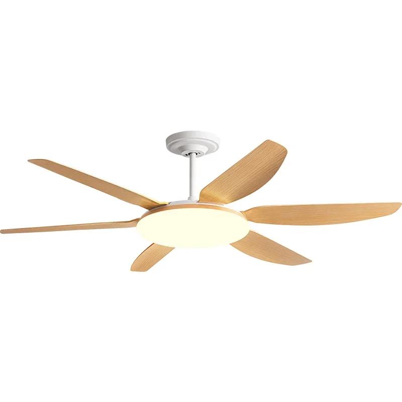 2025 New Restaurant Ceiling Fan Light 63 Inch Home Living Room Fan Light Indoor DC Strong Wind Ventilation Appliance with Fan
