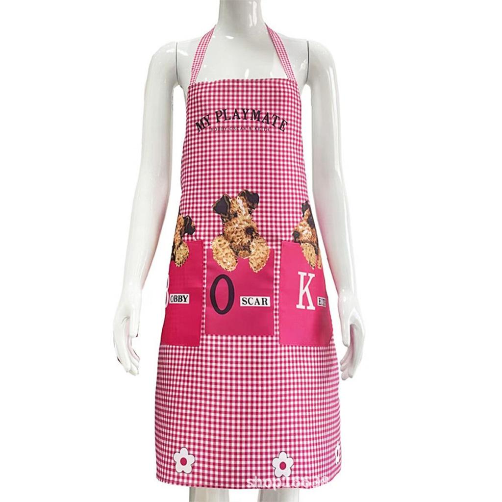 Waterproof, Oil-Proof Kitchen Apron with Custom Logo - Ideal for Cooking, BBQ, & Promotion