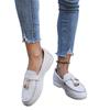 Women's Wide Width Slip-On Loafers - Low Top Casual Flats, Comfort Driving Moccasins for Everyday Wear