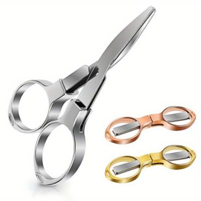 3pcs Rust-resistant Portable Folding Mini Scissors For Nurse Travel Office Fishing Craft Safe Pocket