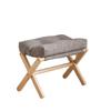 Cotton-filled Cushion Footstool Compact Design Folding Stool Foldable Footstool  Naps Rest