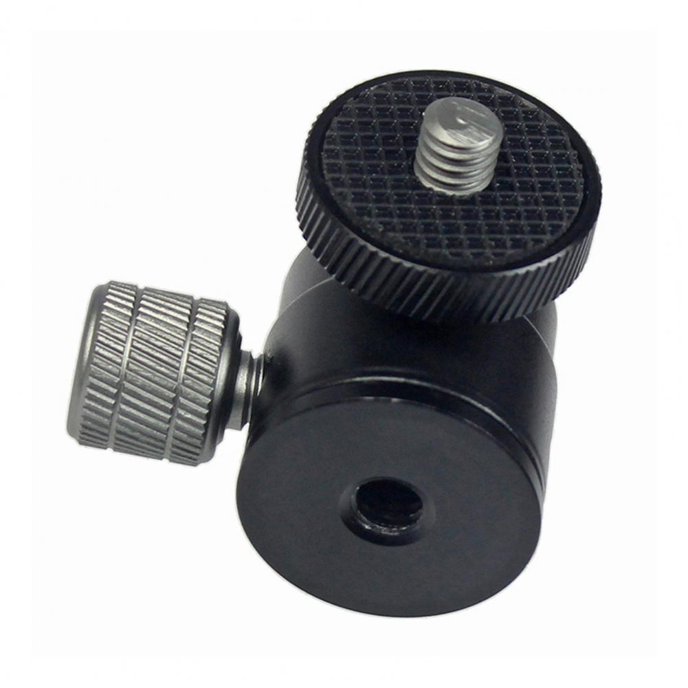 Mini Ball Head for GoPro for Osmo 360° Rotatable Aluminum Alloy 1/4 Screw LED Video Light Phone DSLR Camera Monopod Tripod Head