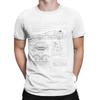 Men Back To The Future Delorean Schematic T Shirts Motorcycle Pure Cotton Clothing Casual Short Sleeve Tee Shirt Gift T-Shirt