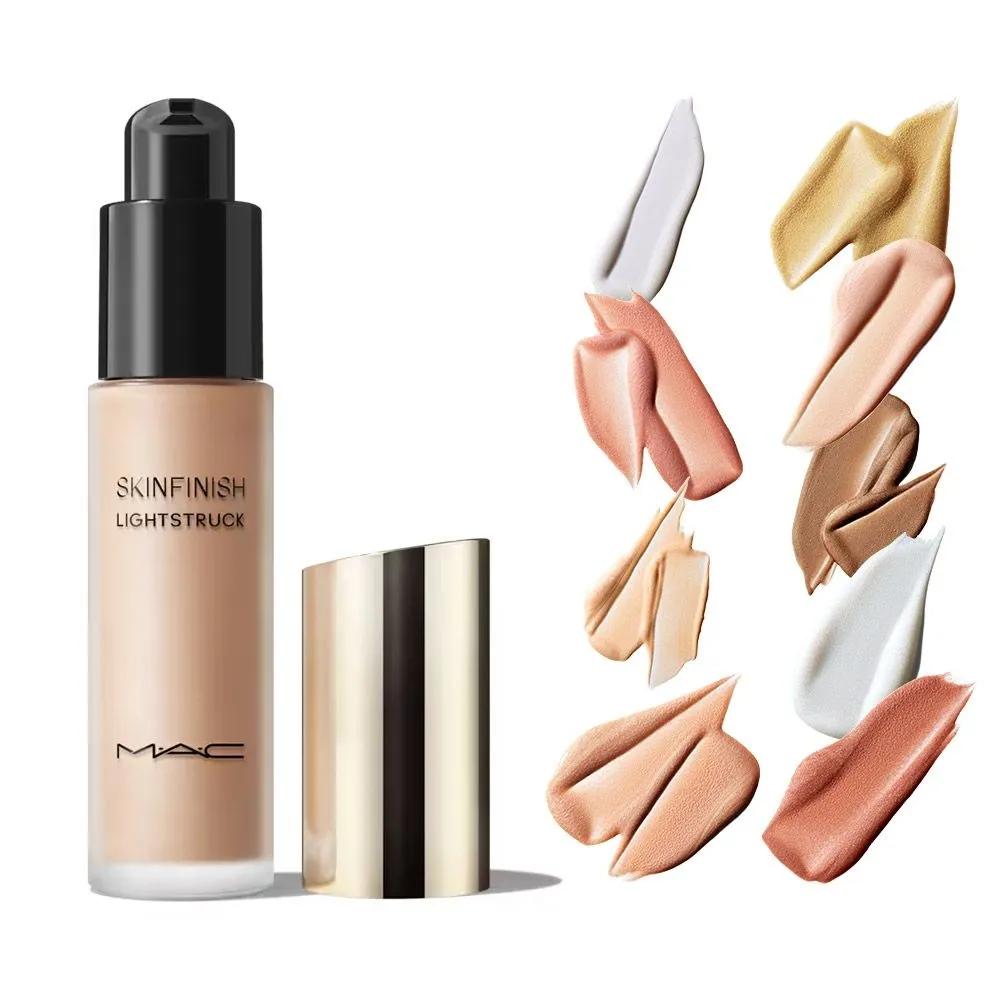 MAC Skinfinish Lightstruck Liquid Highlighter Lilac Heads