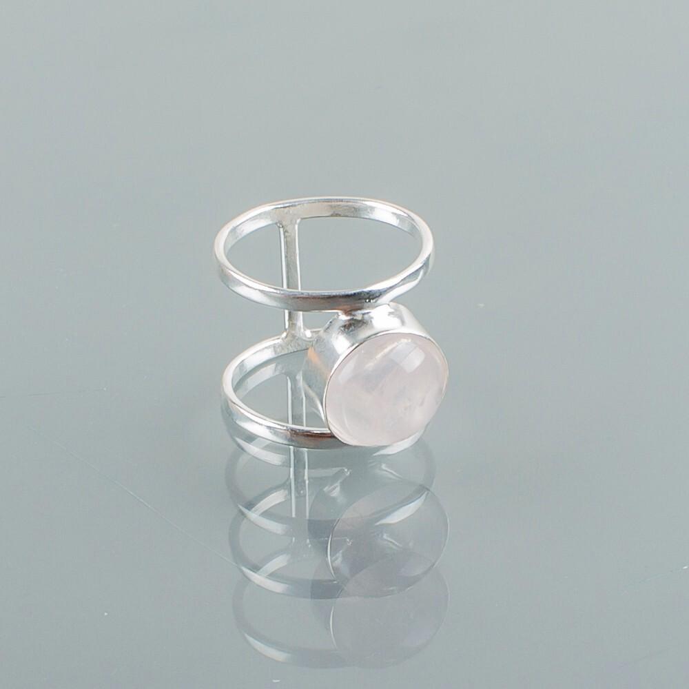 Rose Quartz Gemstone 925 Sterling Silver Jewelry Handmade Ring Anniversary Gift RR-13-20