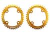 UPANBIKE Narrow Wide Oval Single Bicycle Chainring 104mm BCD 34T