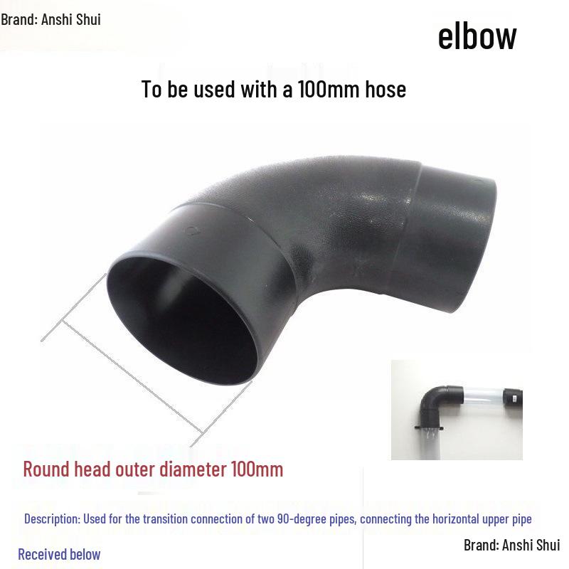 Industrial Vacuum Cleaner Accessories: Dust Collector Adapter, Belt Sander Dust Collector, Three-way Pipe Damper, Valve Crusher