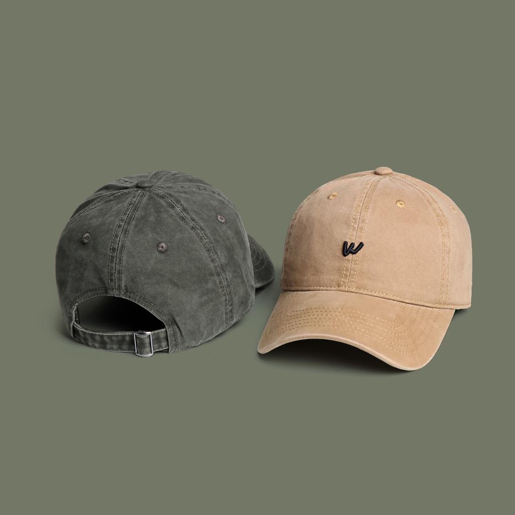 Letter Embroidered Baseball Cap Student Couple Duck Tongue Hat Men's Hat