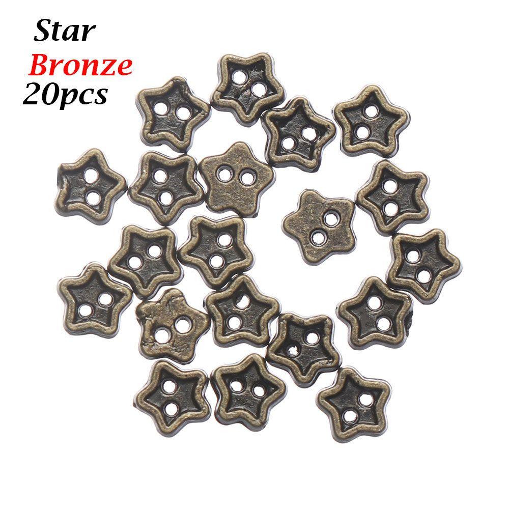 Style DIY Sewing Material Doll Clothes Buckles Metal Buckle Dolls Clothing Accessories Mini Buttons