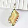 Natural Opal Pendant 32 ct Fancy 925 Sterling Silver October Birthstone for Gem Collections
