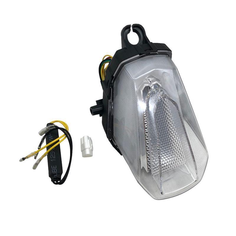 Precise For GSX-R1000 GSXR1000 2017-2021 Rear Tail Light Brake Turn Signals Integrated LED Light Replacement White